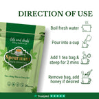 Oils & Herbs – Refreshing & Soothing Natural Spearmint Leaf Tea – 30 Tea Bags