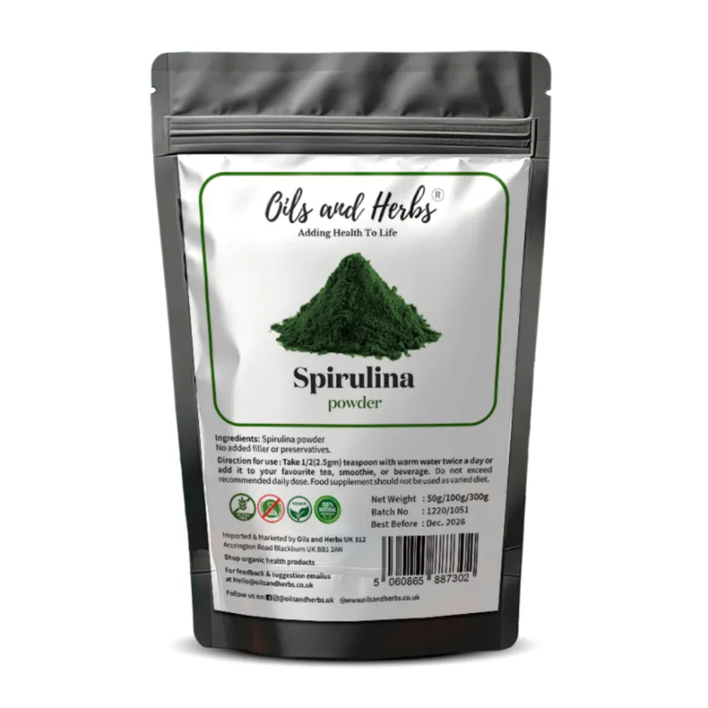 Oils & Herbs – Organic Spirulina Powder - The Wellness Store®