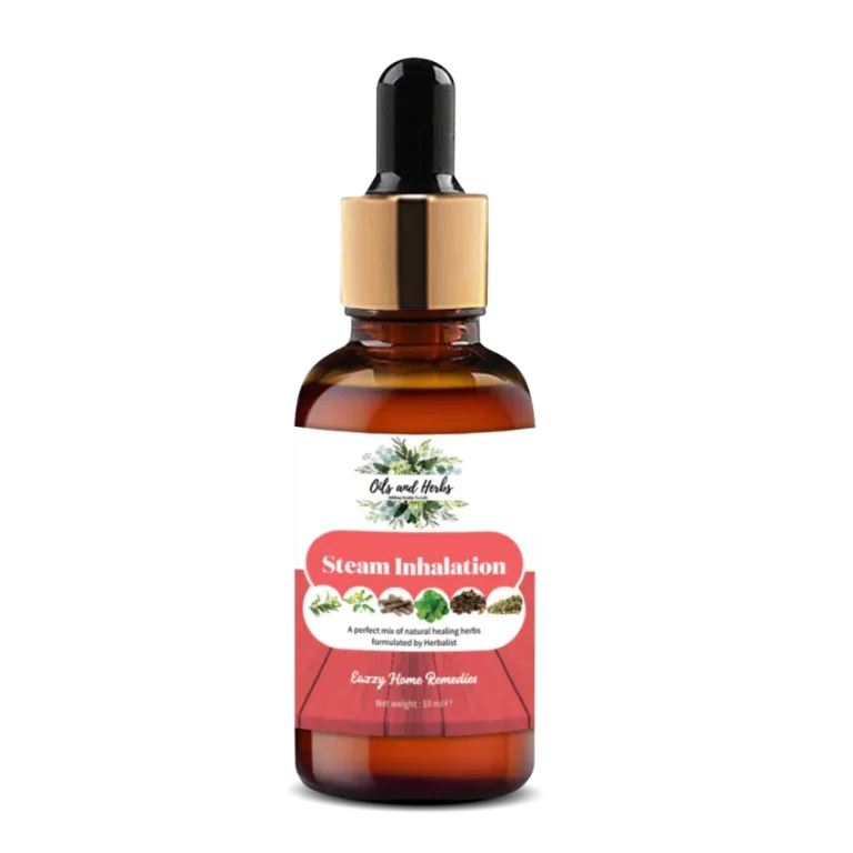 Oils & Herbs – Steam Inhalation Essential Oil Blend Quick Action - 10ml - The Wellness Store®