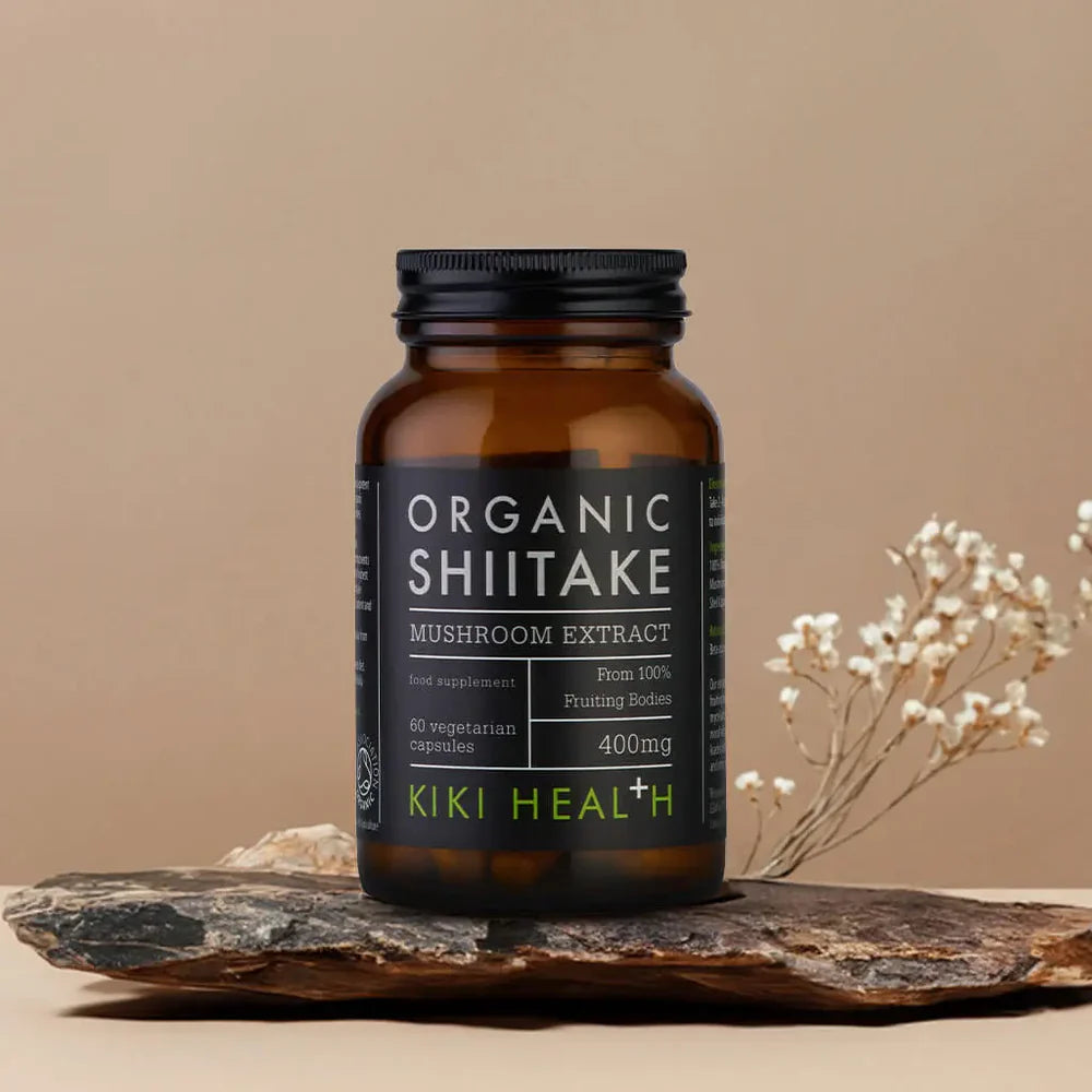 KIKI HEALTH - Shiitake Extract, Organic - 60 Vegicaps