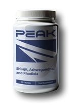 Peak State - Shilajit, Ashwagandha & Rhodiola Adaptogen Complex - 90 Capsules