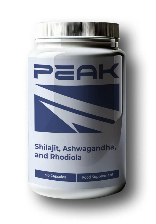 Peak State - Shilajit, Ashwagandha & Rhodiola Adaptogen Complex - 90 Capsules