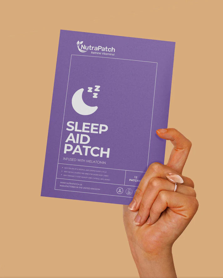 NutraPatch - Sleep Aid Patch with Melatonin & Herbal Extracts - 12 Patches