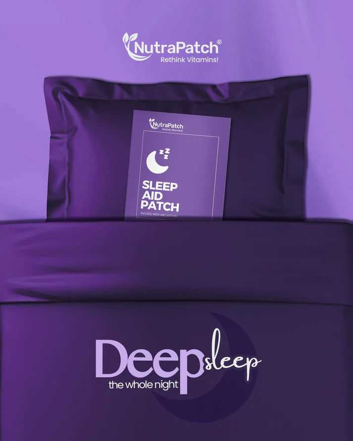 NutraPatch - Sleep Aid Patch with Melatonin & Herbal Extracts - 12 Patches