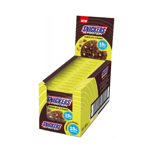 Snickers - Protein Cookie – Chocolate & Peanut 60g - 12 Bar