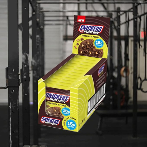 Snickers - Protein Cookie – Chocolate & Peanut 60g - 12 Bar