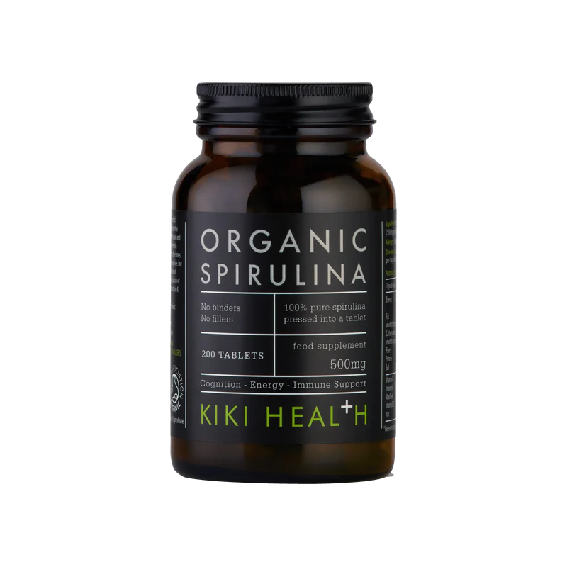 KIKI HEALTH - Spirulina Tablets, Organic - 200 Tablets