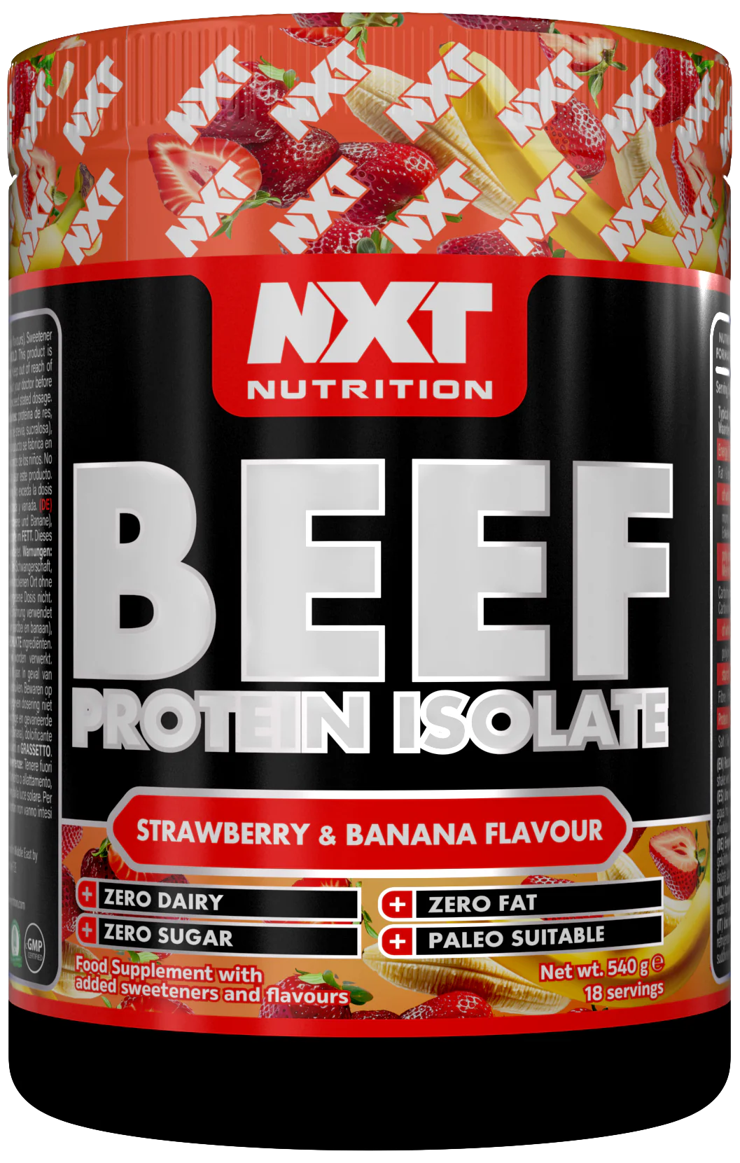 NXT Nutrition - Beef Protein Isolate Powder 27g - 540g