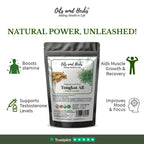 Oils & Herbs - 100% Organic Tongkat Ali Extract Powder - 50g Powder