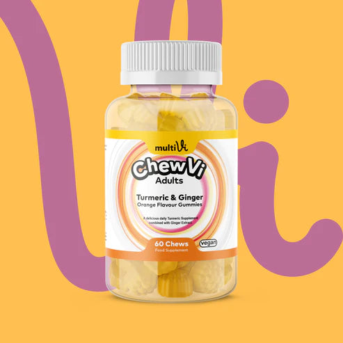 MultiVi - Turmeric & Ginger - 60 Chewable Gummies
