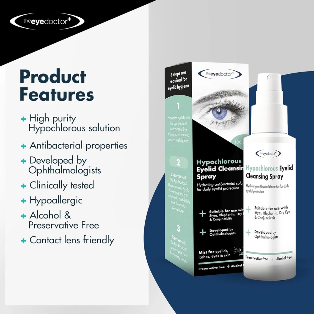 The Eye Doctor - Hypochlorous Eyelid Cleansing Spray - 100ml