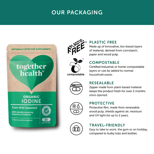 Together Health - Organic Iodine from Seaweed - 30 Capsules (Vegan)