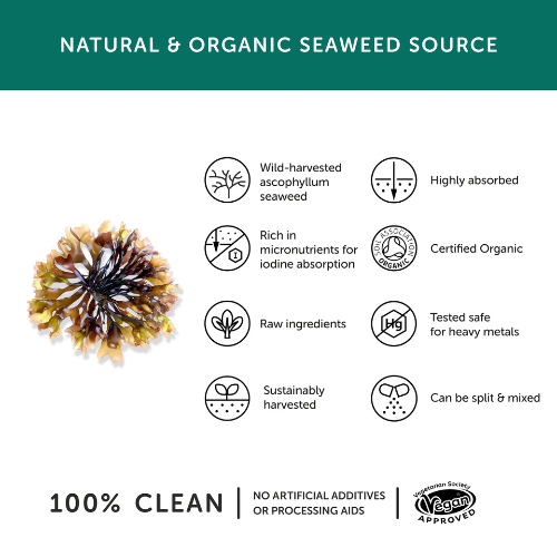 Together Health - Organic Iodine from Seaweed - 30 Capsules (Vegan)