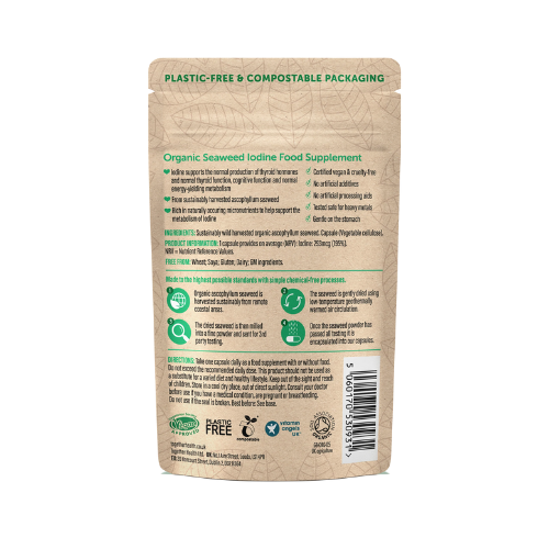 Together Health - Organic Iodine from Seaweed - 30 Capsules (Vegan)