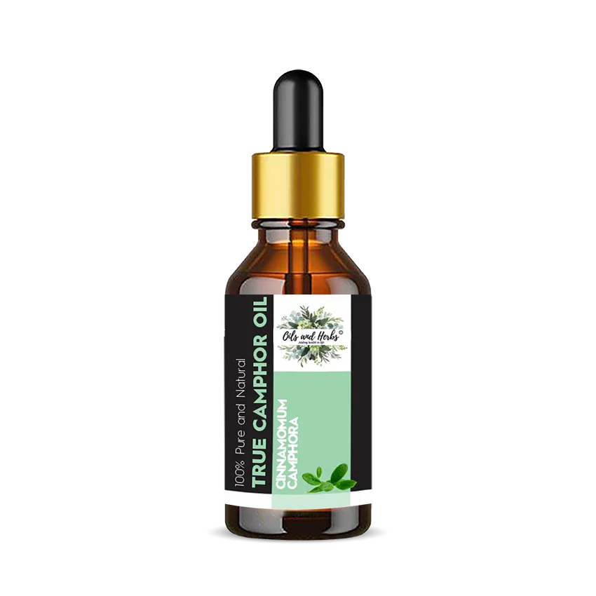 Oils & Herbs – True Camphor Essential Oil – 100% Pure and Natural - The Wellness Store®