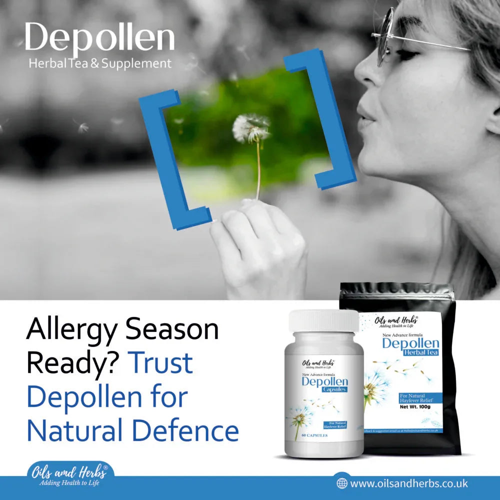 Oils & Herbs – Depollen Tea & Supplement Bundle - The Wellness Store®