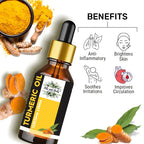 Oils & Herbs – Turmeric Essential Oil – 100% Pure & Natural - The Wellness Store®