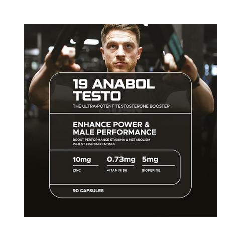 USN - 19-Anabol Testosterone Support Supplement – 90 Capsules
