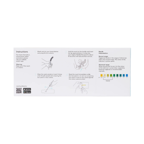 Newfoundland - Vaginal Infection Test Kit - Home Self-Test for BV, Thrush & pH Balance