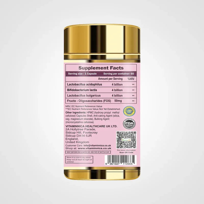 Vitaminnica Vita Acido Probio- 60 Capsules - The Wellness Store®