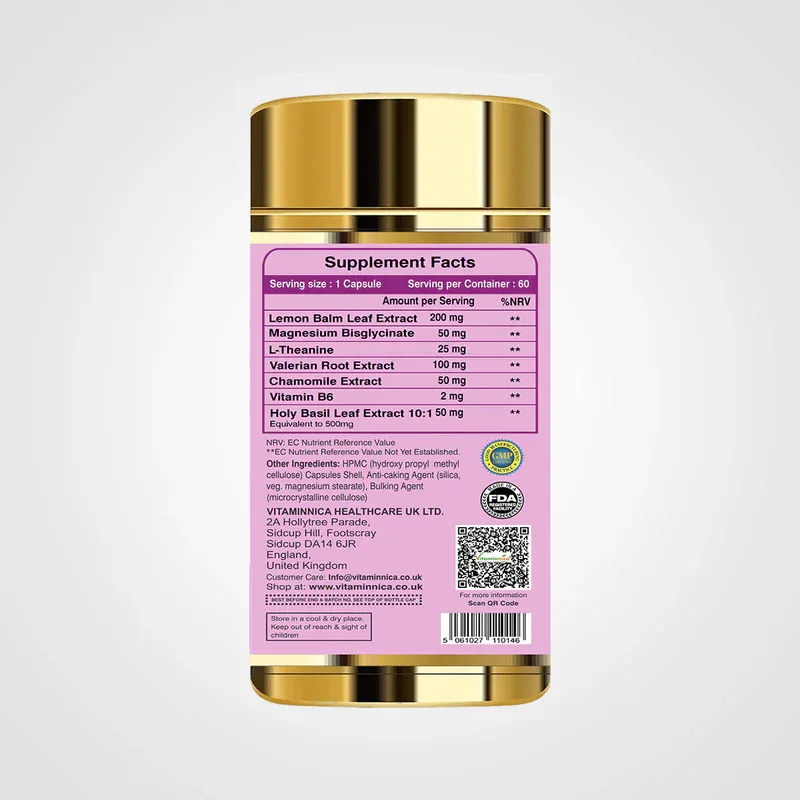 Vitaminnica Vita Nap- Natural Sleep Support- 60 Capsules - The Wellness Store®