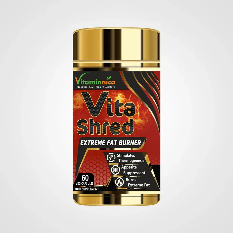 Vitaminnica Vita Shred Extreme Fat Burner- 60 Capsules - The Wellness Store®