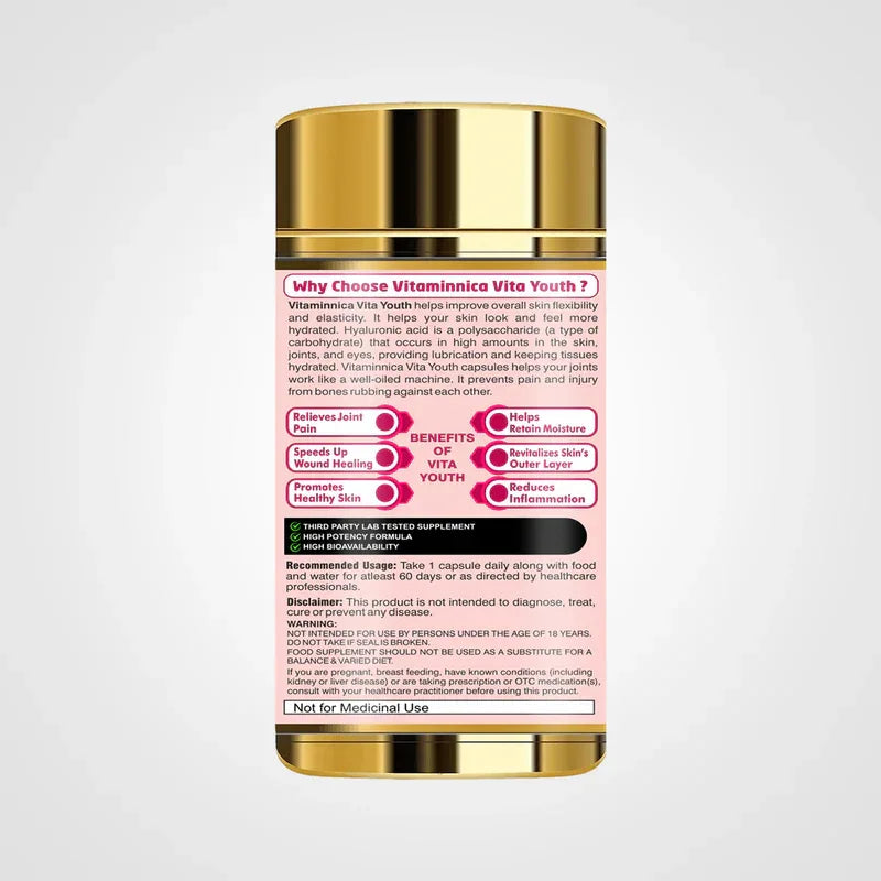 Vitaminnica Vita Youth Natural Beauty Support- 60 Capsules - The Wellness Store®