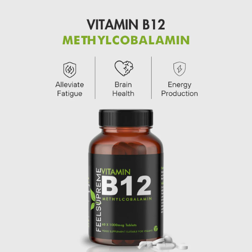 Feel Supreme - Vitamin B12 1000mcg - 60 Capsules