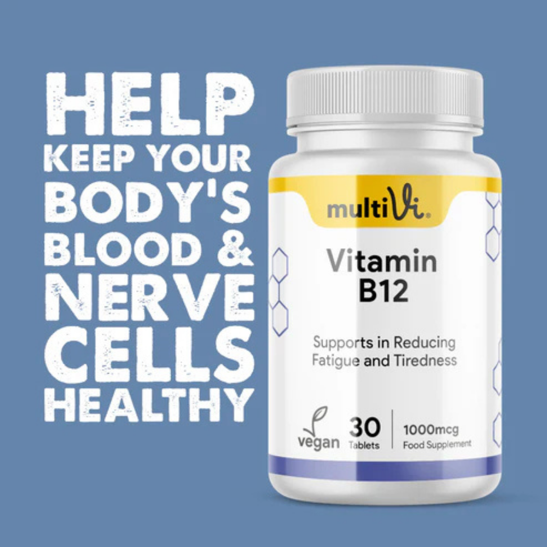 MultiVi - Vitamin B12 Supplement - 30 Capsules