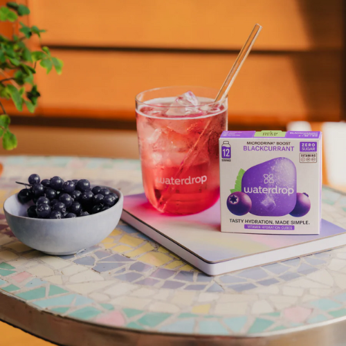 Waterdrop – Hydration + Vitamins Microdrink Blackcurrant – 12 Cubes