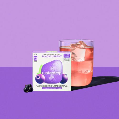 Waterdrop – Hydration + Vitamins Microdrink Blackcurrant – 12 Cubes