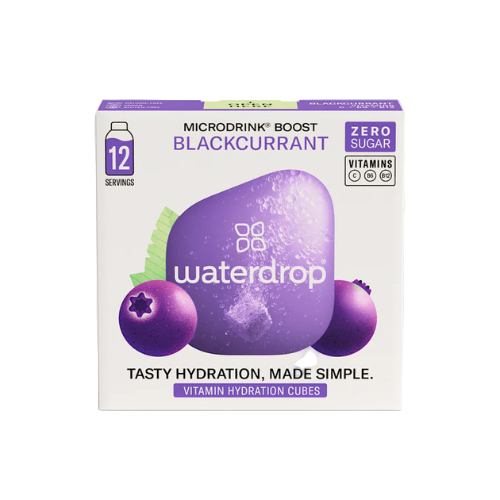 Waterdrop – Hydration + Vitamins Microdrink Blackcurrant – 12 Cubes
