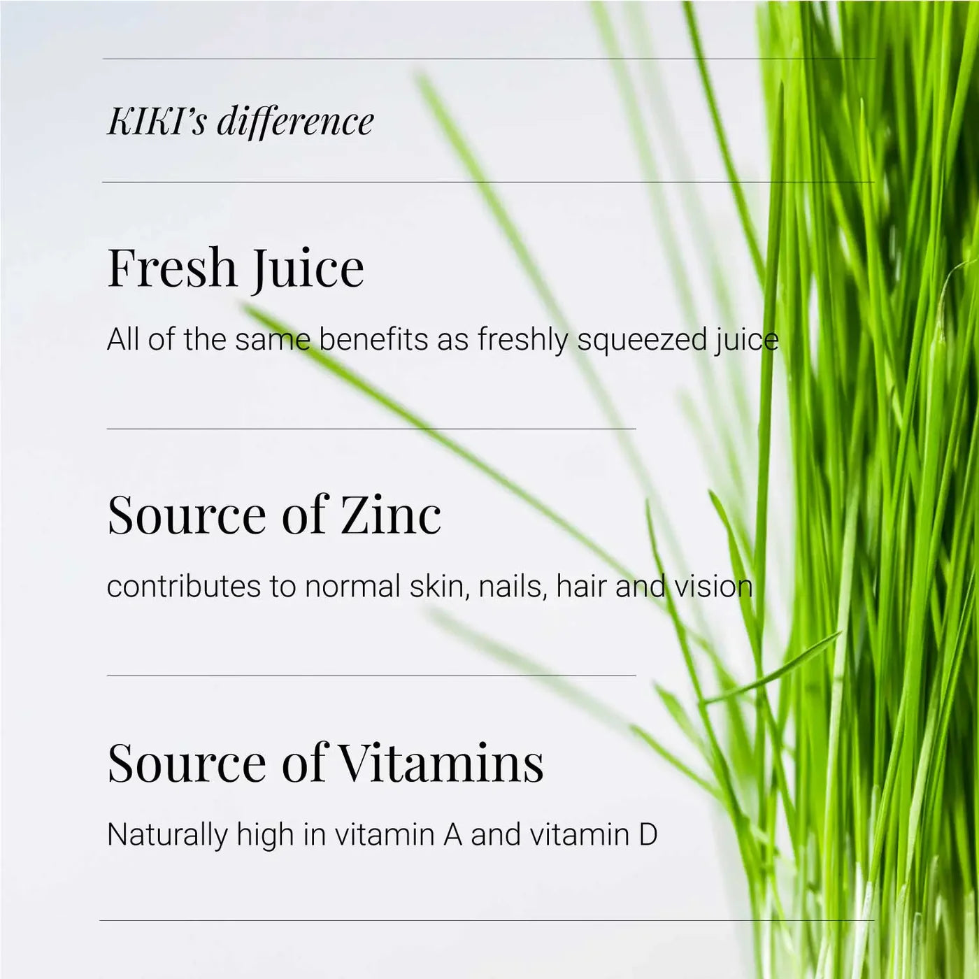 KIKI HEALTH - Wheatgrass Juice Powder, Organic - 100g