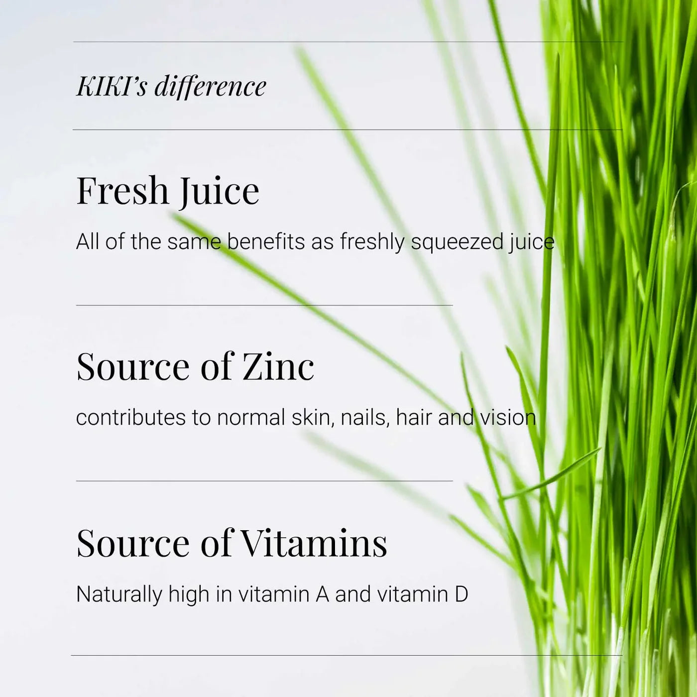 KIKI HEALTH - Wheatgrass Powder, Organic - 100g