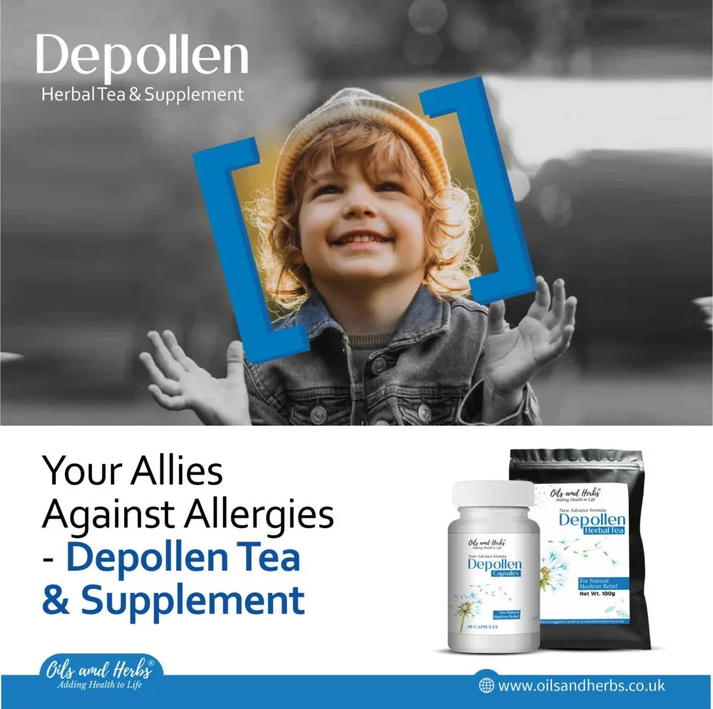 Oils & Herbs – Depollen Tea & Supplement Bundle - The Wellness Store®
