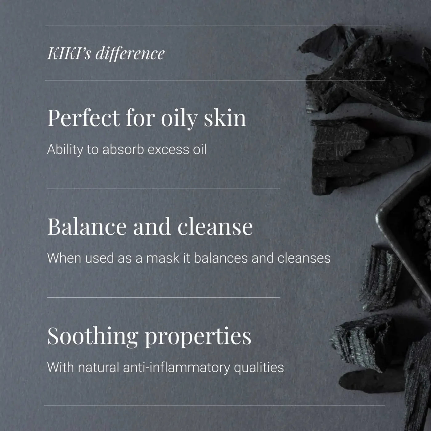 KIKI HEALTH - Zeolite With Activated Charcoal Powder - 60g