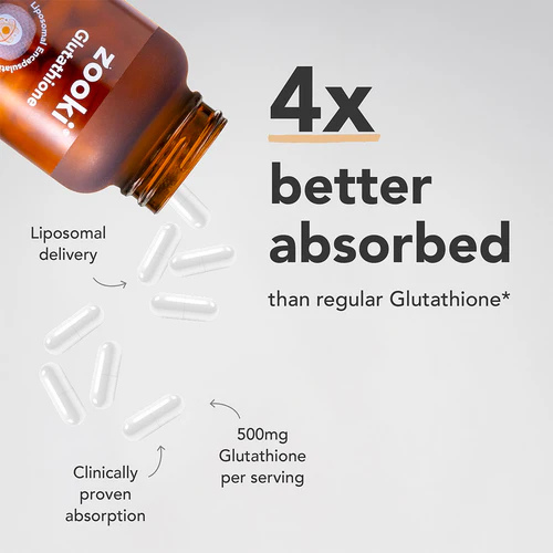 Zooki - Glutathione with Liposomal Encapsulation - 60 Capsules