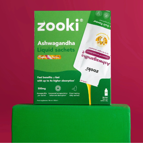 Zooki - Ashwagandha 500mg Liposomal Ashwagandha - Liquid Sachets