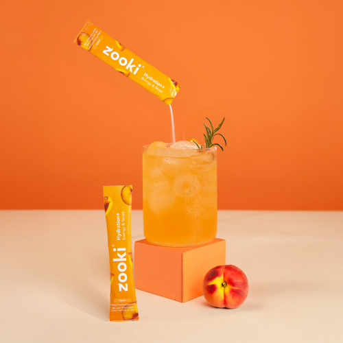 Zooki - Hydration + Energy & Focus Peach - 7 Sachets