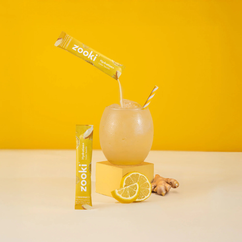 Zooki - Hydration + Liver Health Lemon & Ginger - 7 Sachets