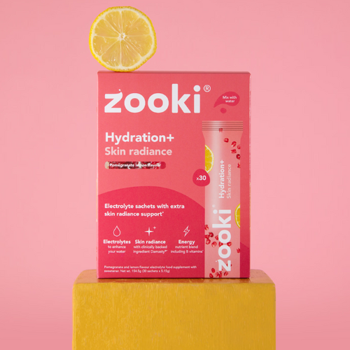 Zooki - Hydration + Skin Radiance Pomegranate & Lemon - 7 Sachets