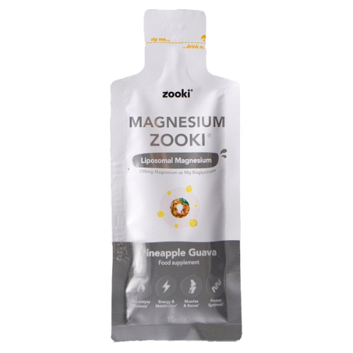 Zooki - Magnesium 1500mg Liposomal Magnesium Bis-Glycinate - Liquid Sachets