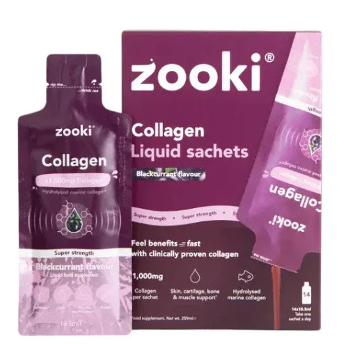 Zooki - Super Strength Collagen 11,000mg Marine Collagen - Liquid Sachets - The Wellness Store®