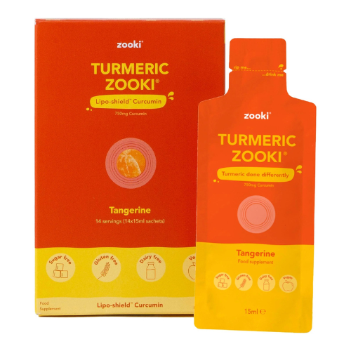 Zooki - Turmeric 750mg Liposomal Curcumin - Liquid Sachets