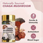 Vitaminnica Chaga Mushroom- 60 Capsules - The Wellness Store®