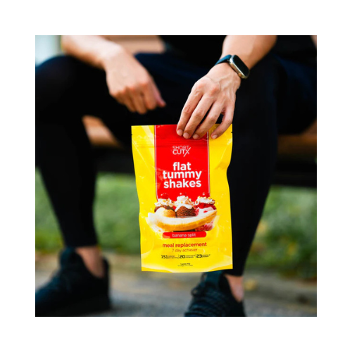 ShortCutX - Flat Tummy Shakes: Banana Split - 7 Sachets x 40g