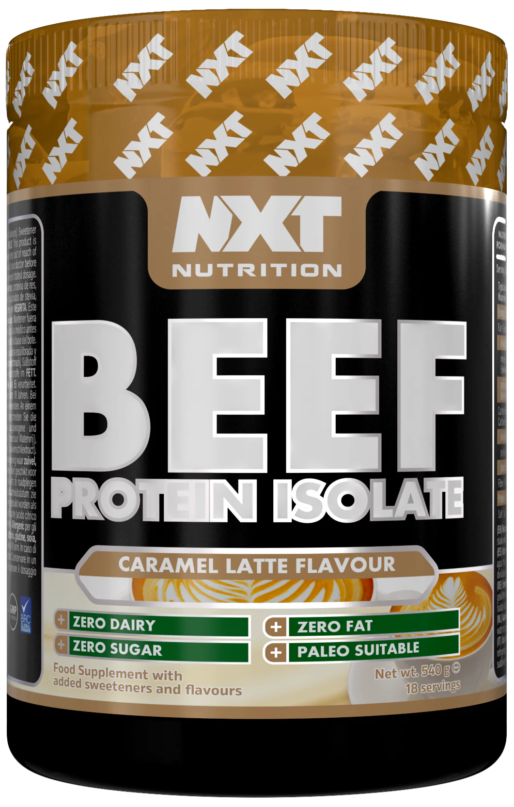 NXT Nutrition - Beef Protein Isolate Powder 27g - 540g