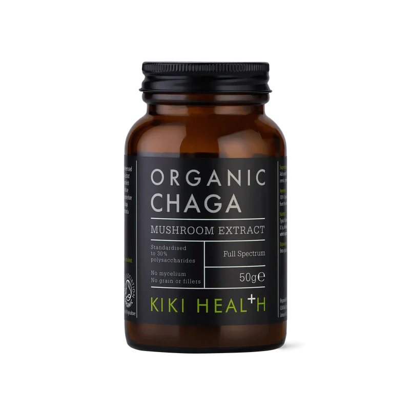 KIKI Health - Chaga Extract, Organic - 50g Powder