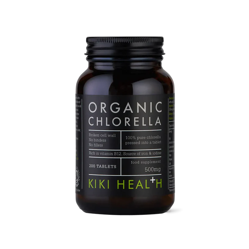 KIKI HEALTH - Chlorella Tablets, Organic - 200 Tablets