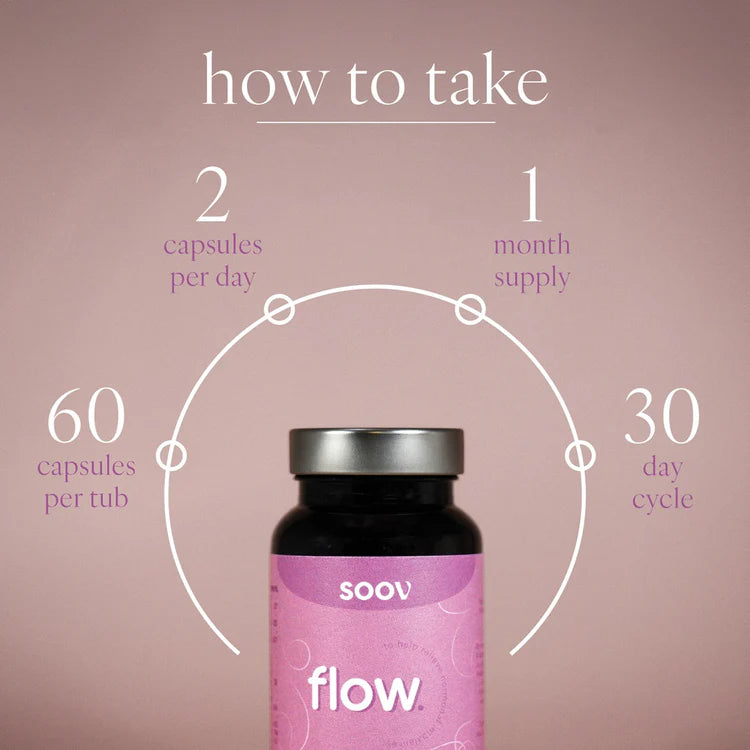 Soov - Flow Period Multivitamin - 60 Capsules